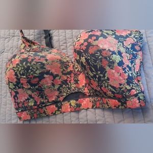 Floral Print Women's Bralette